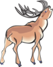 Angry Deer Clip Art